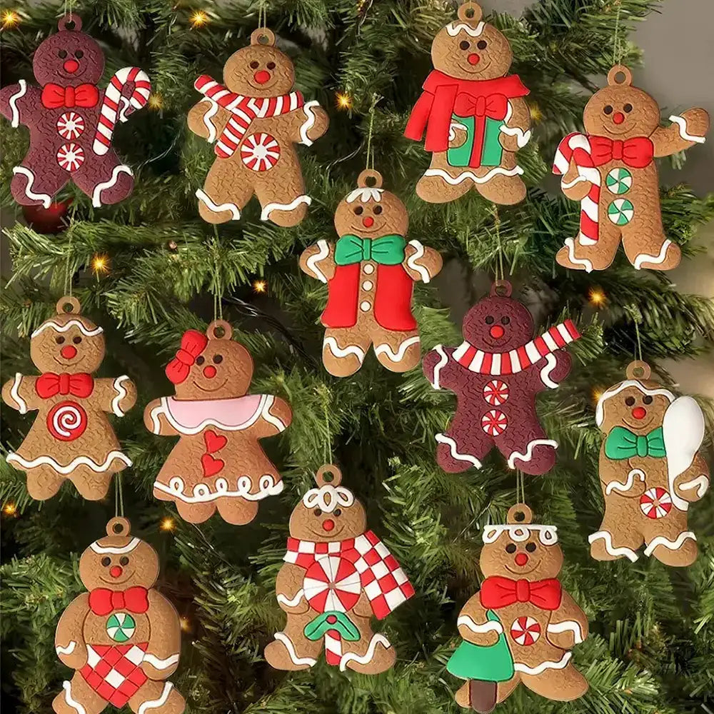 Decorativo Biscoito Gingerbread Árvore de Natal