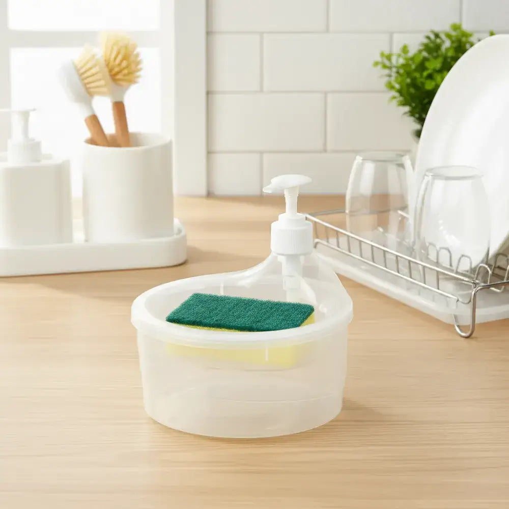 Dispenser de Detergente com Suporte para Esponja Cadence